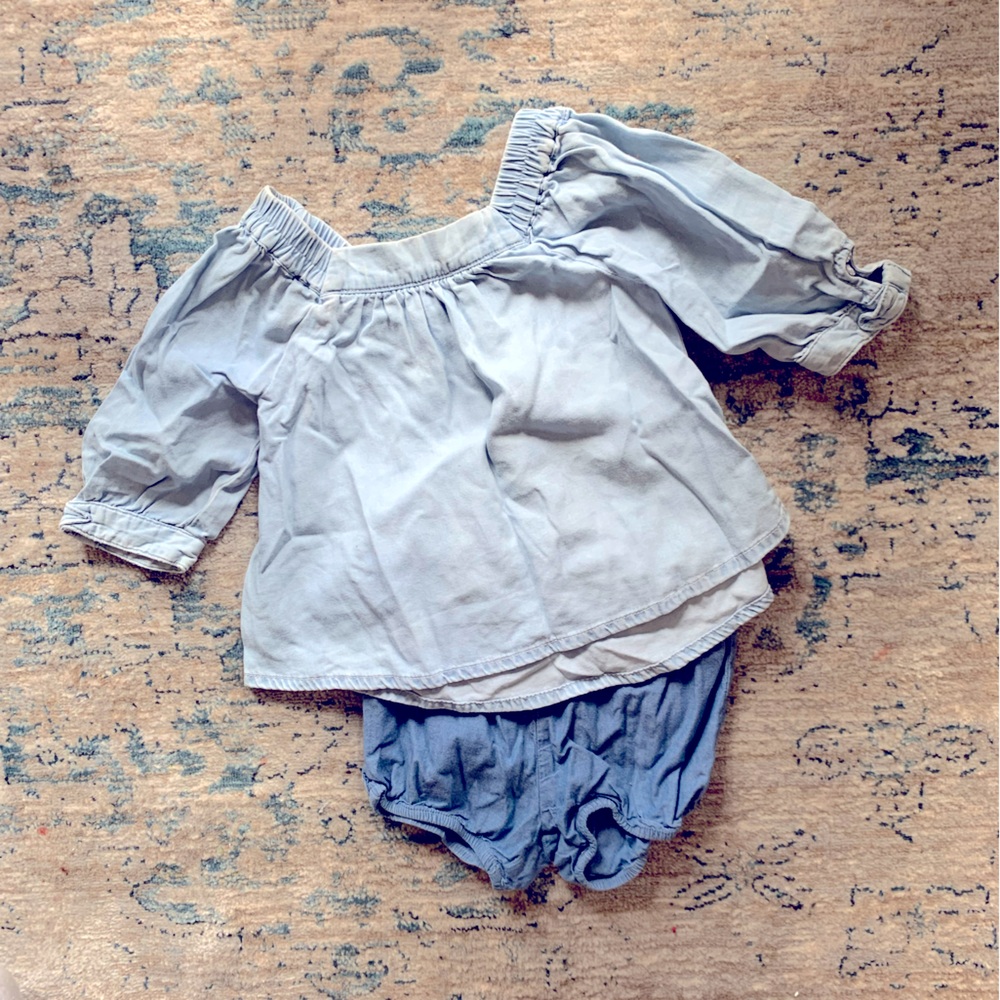Old Navy H&M Chambray outfit